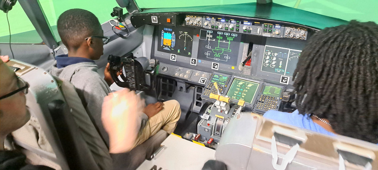 Students experience 737