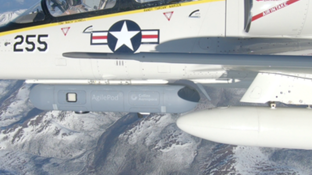 L-39ZA jet in the air